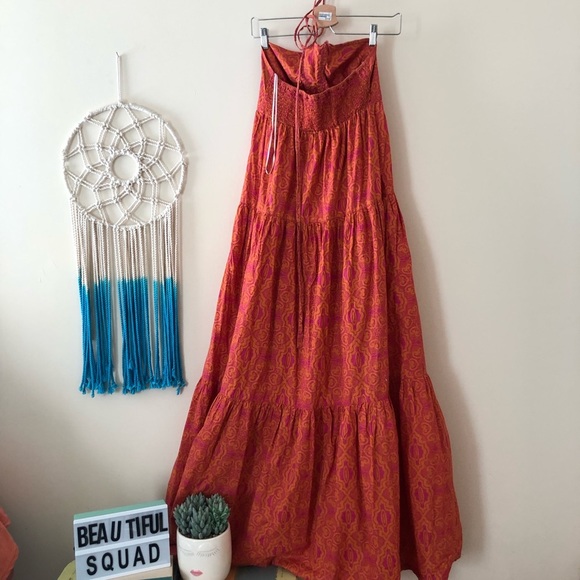Rare Red Camel boho style maxi size 7 - Picture 3 of 6